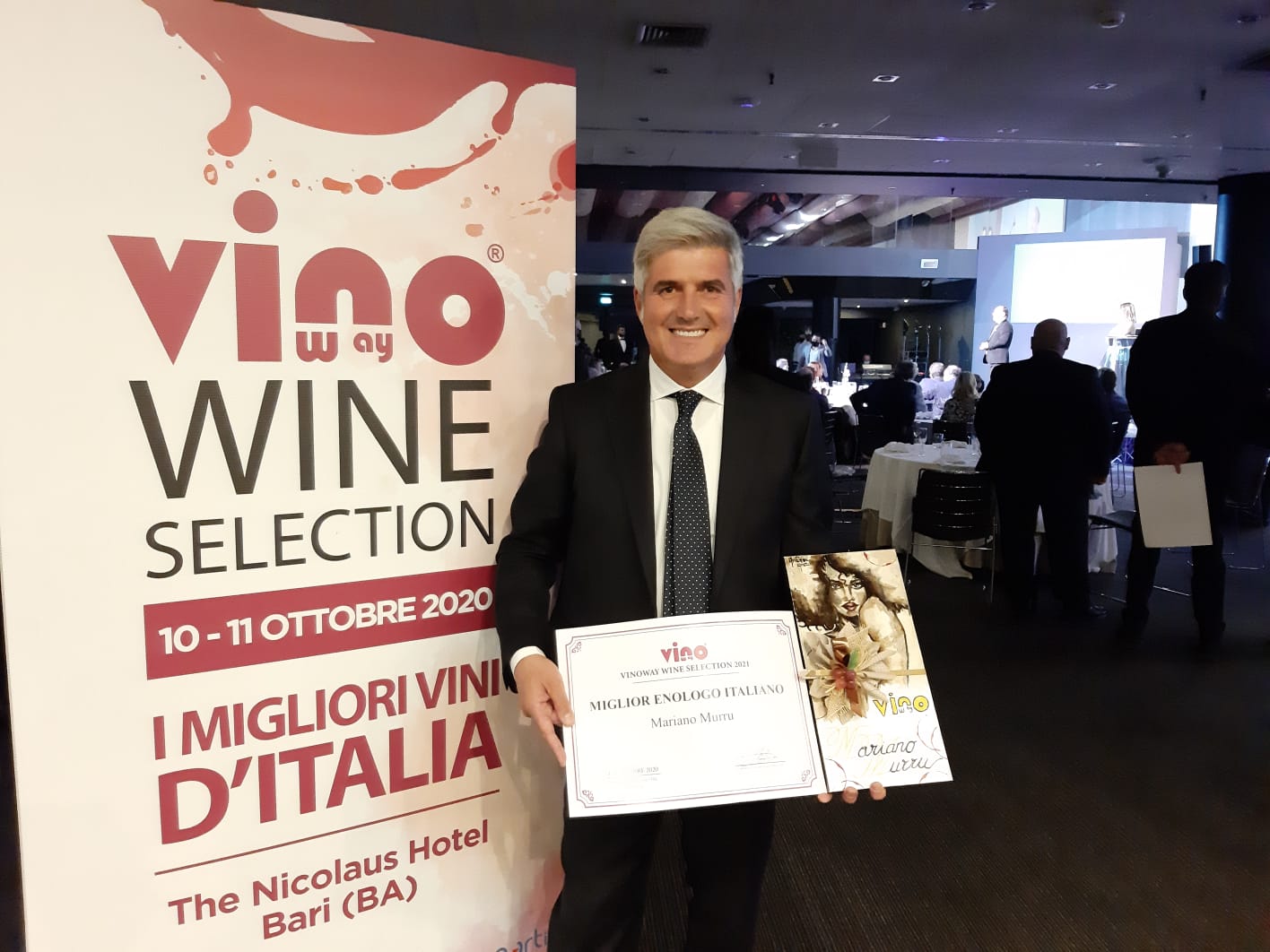 Vinoway Wine Selection 2021:  Premio Miglior Enologo Italiano a Mariano Murru