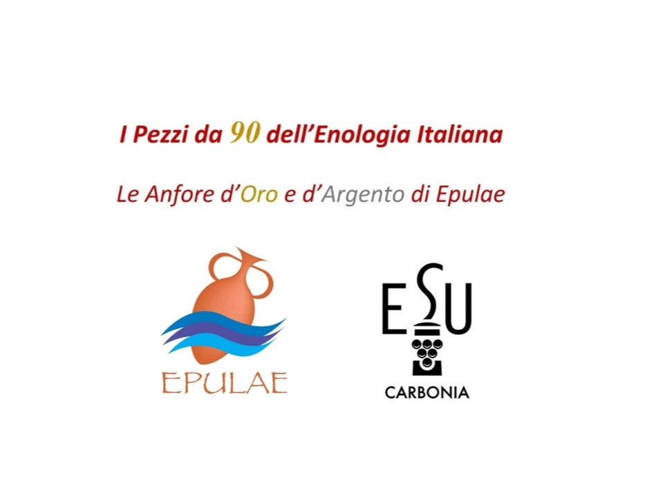 Conferite  ai Carignano, Nero Miniera e Seruci di Enrico Esu due Anfore d’Oro di Epulae.