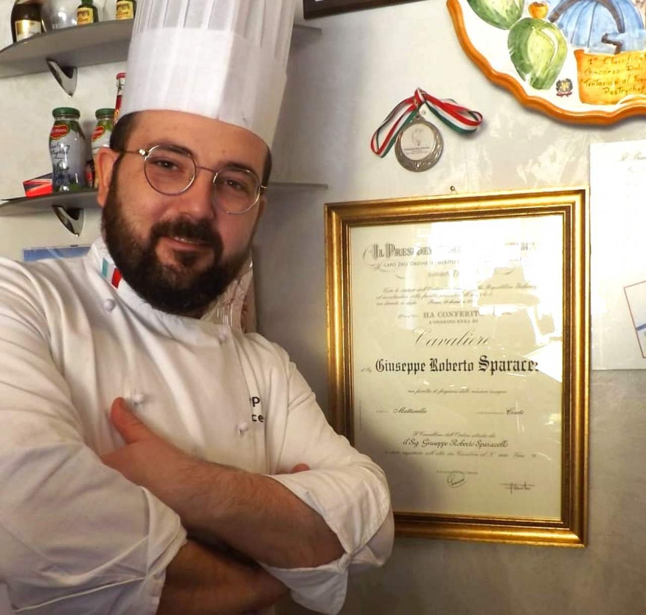 “Meraviglia al ficodindia” il nuovo dolce dello chef pasticciere siciliano Giuseppe Sparacello.