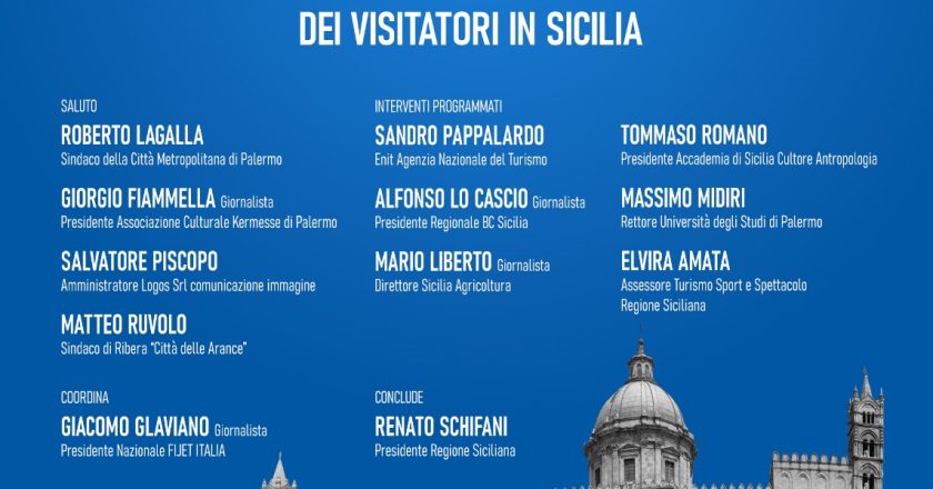 Conferenza Nazionale Fijet Italia a Villa Niscemi di Palermo per “destagionalizzare il turismo”.             Di Giusy Scaletta.