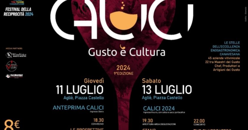 CALICI 2024 – Gusto e Cultura ad Agliè 13 Luglio