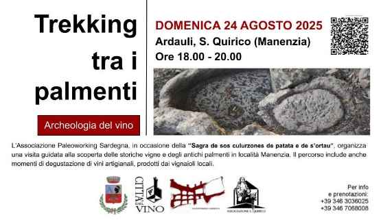Trekking tra i palmenti: ad Ardauli un viaggio nella storia antica del vino