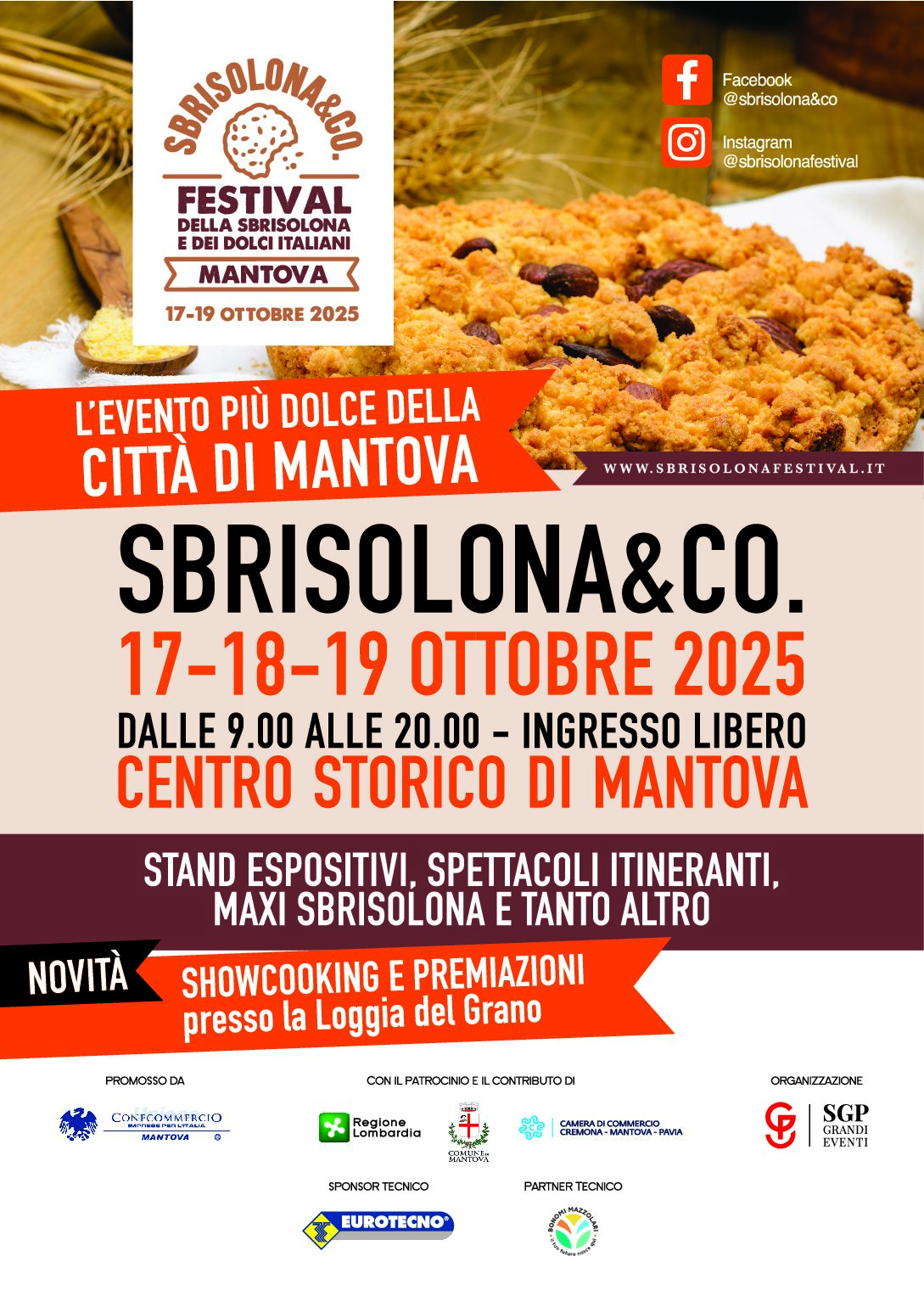 Mantova torna a “croccare”: dal 17 al 19 ottobre arriva Sbrisolona&Co.