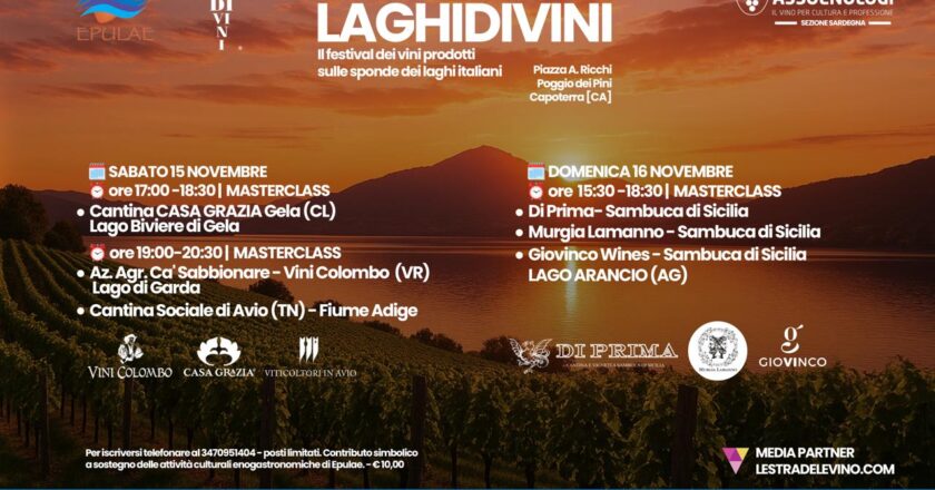 Due masterclass d’eccezione alla 15ª edizione di Laghidivini