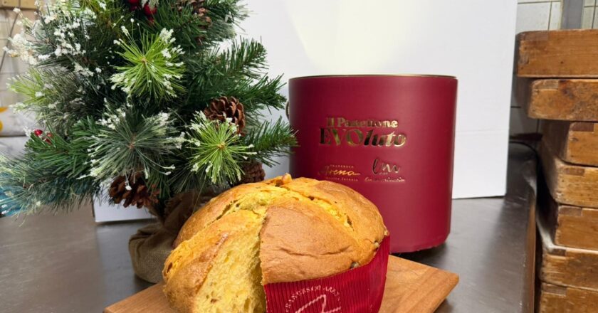 Nasce EVOluto, il panettone all’olio EVO degli Ambasciatori del Gusto Francesco Arena e Luca Miuccio che parla “siciliano”